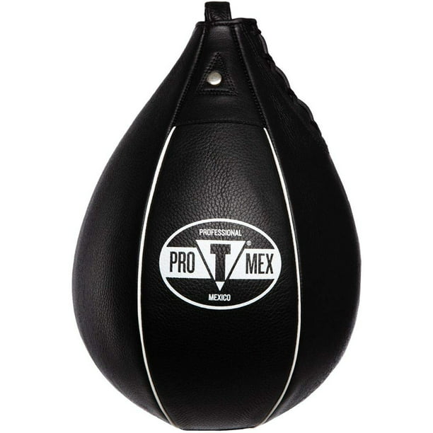 Pro Mex Professional Boxing Speed Bag - 7&quot; x 10&quot; - Black - www.speedy25.com - www.speedy25.com