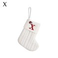 thumbnail image 1 of Calcetines de Navidad con letras y nombres para el hogar, calcetín de punto con alfabeto, colgante de árbol de Navidad, decoraciones para el hogar, G T0R8, 1 of 4