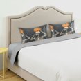 thumbnail image 3 of Yayeee Pillowcase Queen Size Set of 2 Satin Wrinkle Resistant Pillow Case, Halloween Skeleton Moon, 3 of 7