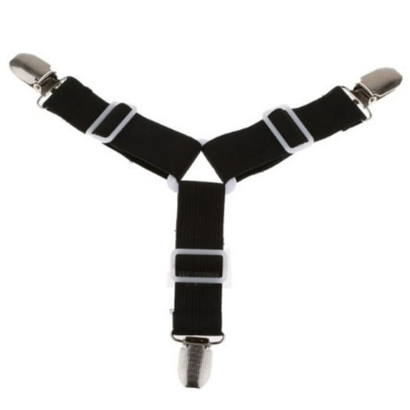 best sellerElastic Bed Sheet Straps – Set of 4 Adjustable Bands with Heavy-Duty Clips for a Smooth, Slip-Free Fit on Mattress Pads, Sheets and Covers