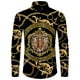 thumbnail image 2 of Camisas con estampado 3D de león dorado para hombre, Tops de manga larga con cuello vuelto y botones, ropa de calle de estilo barroco a la moda, 2 of 4