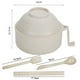 thumbnail image 4 of Juego Palillos para Microondas Cuenco Cuchara Tenedor Con Tapa Y (Beige), 4 of 4