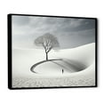 thumbnail image 2 of Designart "Wintery Landscape Snapshot IV" Winter Landscape Floater Framed Canvas Art Print, 2 of 5