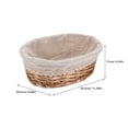 thumbnail image 2 of CRILSTYLEO Fruit Basket Woven Wood For Garden Everyday Use 1 Set 11.8X7.9X4.0In, 2 of 8
