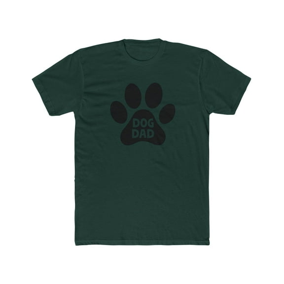 Simple Dog Dad Unisex Cotton Crew Tee for Everyday Comfort
