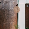 thumbnail image 3 of Shisuyan Rattan Lampshade Iron For Indoor Lighting 1Set 5.9X5.9X5.5In, 3 of 8