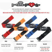 حزام الصدر Mo-Fit Heart Rate Monitor لـ Garmin و Apple و Android و Peloton و Zwift و ANT + ومعظم أجهزة اللياقة البدنية المزودة بتقنية Bluetooth 4.0