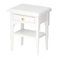 thumbnail image 6 of Fyydes Bedroom Classic Lightweight Wood Square Bedside End Table, White, 6 of 8
