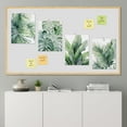 thumbnail image 4 of PixonSign Frameless Wall Art Tropical Jungle Plants Green Leaves Prints, Set of 4 Nature Wildernes Paintings, Minimalism Wall Décor, Adhesive Canvas Poster for Home Decor - 11"x14", 4 of 5