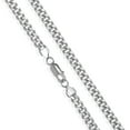 thumbnail image 4 of Crucible Jewelry Men's Rounded Curb Chain Stainless Steel Necklace (7mm) - 26", 4 of 5