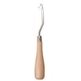 thumbnail image 5 of 3 Pieces 6.5 Inch Wooden Bent Crochet Hooks, Wooden Handle Crochet Needle Hook Knitting Tool for Braided Hair, Multifunctional Knitting Tool for Making Rugs and Art Crafts, 5 of 5