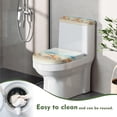thumbnail image 4 of SEANATIVE Starfish Toilet Lid Covers for Bathroom Set Toilet Lid Dust Cover & Toilet Tank Lid Cover Protect Your Hand from Splash Replacement Toilet Protector, 2PCS Toilet Lid & Tank Covers, 4 of 7