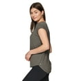 thumbnail image 4 of RBX Active Women's Short Sleeve High Low Soft V-Neck Tee, 4 of 4