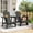 Gray/2 Pcs, variant on Tappio HDPE Adirondack Chair, Patio Seat All Weather Outdoor Patio Chair with Cup Holder for Lawn Yard Fire Pit, Red