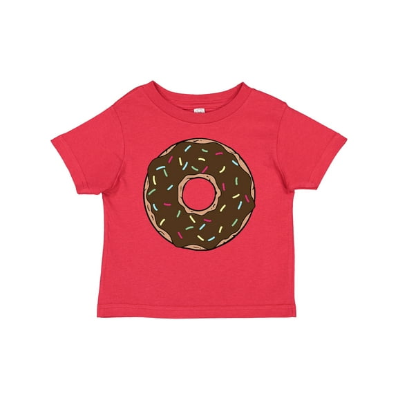 Inktastic Brown Donut, Donut With Colorful Sprinkles, Frosting Boys or Girls Baby T-Shirt