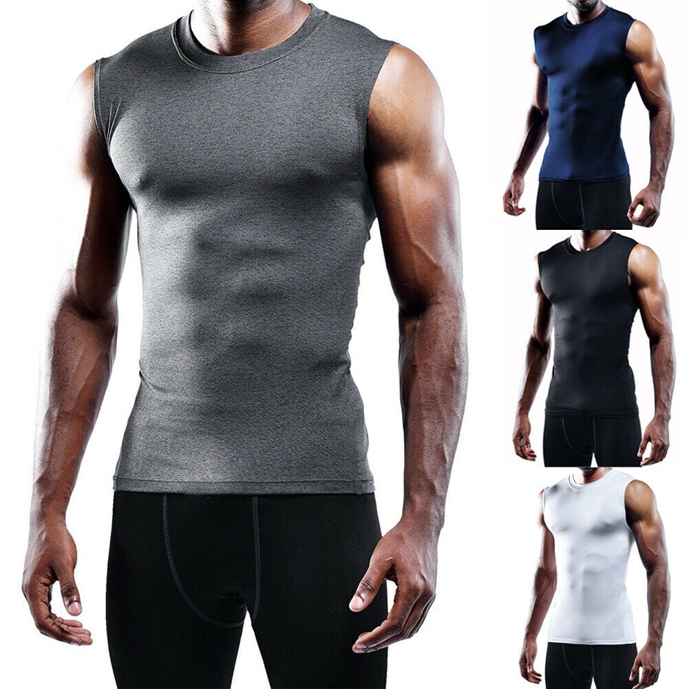 MEN GYM VEST SLIMMING CHEST BELLY TUMMY BOOBS SLIM BODY SHAPER WAIST COMPRESSION