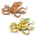thumbnail image 3 of Figuras de PVC con forma de pulpo con anillos azules, animales del océano, juguetes para niños, 2 un, 3 of 3