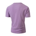 thumbnail image 5 of LTTVQM Workout Shirts for Men 2026 Quick Dry Athletic Gym Tee Shirts Mens Short Sleeve Running Cooling Swimming T-Shirt Light Purple L, 5 of 5