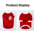 thumbnail image 6 of Simple Dog Clothes for Large Dogs Winter Dog Jacket Coat Fashion Print Big Dog Hoodies Plush Soft Cat Pullovers Pet Hoodies Coat (Orange,8XL), 6 of 7