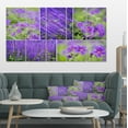 thumbnail image 1 of Collage de Fleurs de Printemps Bleues - Impression sur Toile Florale, 1 of 3