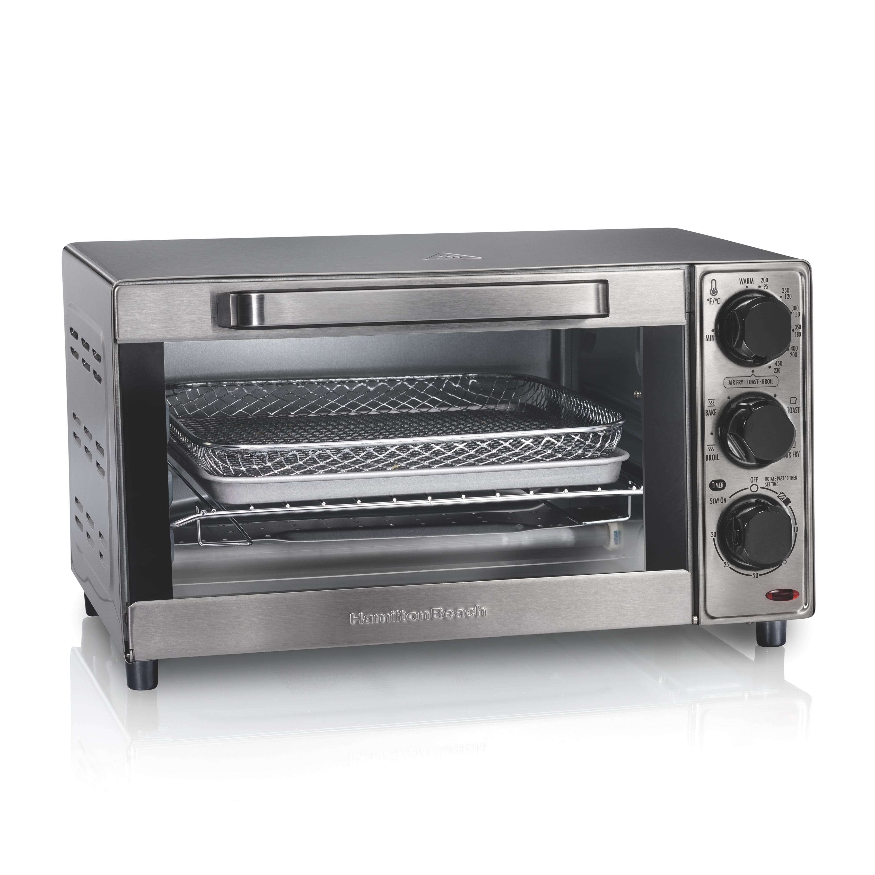 Hamilton Beach Sure-Crisp Air Fryer Toaster Oven, 4 Slice Capacity