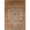 thumbnail image 1 of Ahgly Company Machine Washable Indoor Rectangle Industrial Modern Light Copper Gold Area Rugs, 5' x 7', 1 of 1