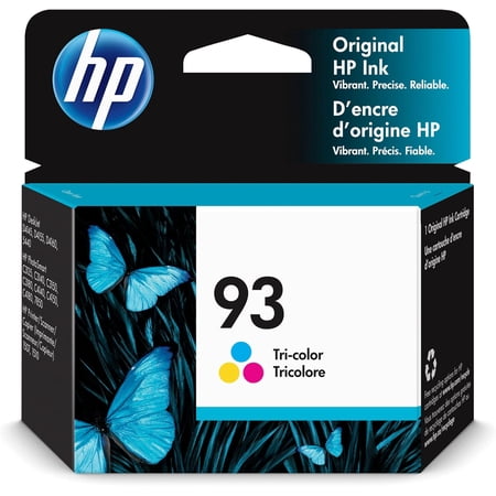 Original HP 93 Tri-color Ink Cartridge | Works with HP DeskJet D4100, 5440; HP PhotoSmart C3100, C4100, 7850; HP PSC 1500 Series | C9361WN