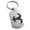 Silver, variant on Stainless Steel Ancient Tribal Mercy Rune Engraved Dog Tag Keychain Keyring