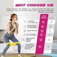 thumbnail image 2 of YWC-Resistance Bands – 5-Pcs Resistance Bands for Working Out with Carry Bag – Elastic Bands for Exercise – Natural Rubber Workout Bands with Exercise Guide – Fitness Bands for Pilates, Gym, 2 of 4
