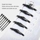 thumbnail image 3 of 24pcs Lazy Shoelaces, Waterproof Tie Free Elastic Laces, No Tie Laces For Kids And Adults, Portable Silicone Shoe Laces For Running Shoes, Black, 3 of 5