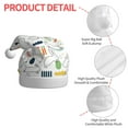 thumbnail image 4 of KLL Christmas Hats for Adults Plush Easter Rabbit Print Santa Hat Xmas Fluffy Santa Claus Hat for Women Men, 4 of 6