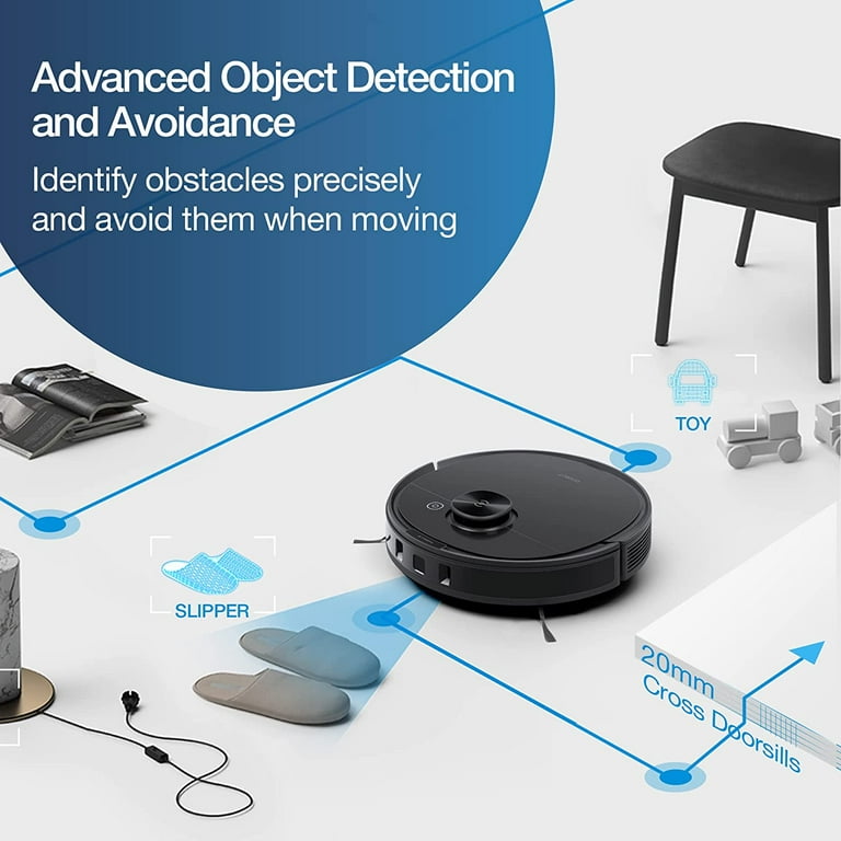 ECOVACS Deebot N8 Pro+ Robot Vacuum and Mop Cleaner, with Auto