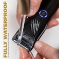 thumbnail image 4 of Manscaper Grizzly Rechargeable Body Hair Trimmer for Men –  Wide Stainless Steel Blade, Waterproof Wet/Dry Mens Body Shaver, 120-Minute Runtime, USB Charging, 4 of 8