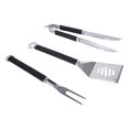 thumbnail image 2 of set de tres utensilios para asador negros, 2 of 6