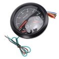 thumbnail image 1 of 85mm 3 in 1 Speedometer Tachometer Voltmeter 7 Colors Backlight Fuel Level Gauge for RV Yacht Truck, 1 of 7