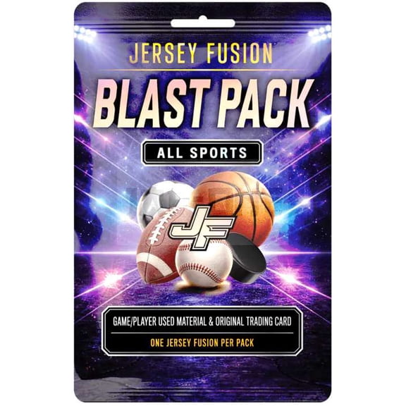 Jersey Fusion Multi Sport 2026 All Sports Trading Card BLAST Pack [1 CARD]