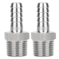 thumbnail image 3 of Connecteur à Raccord Rapide, 2 Pcs Joint à Ardillon, pour Transport Résistant aux Hautes Températures Air Comprimé BSPT 1/2 Po - 10mm, 3 of 8