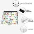 thumbnail image 5 of Kdxio Men's Boxer Briefs with Happy Easter Rabbit Print - Comfortable and Breathable Underwear for Everyday Wear, 5 of 7