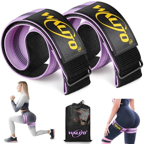 Booty Bands for Women Glutes - Blood Flow Restriction Bands for Legs, Butt & Hip Building, Occlusion Bands for Workouts, Best Fabric Booty Workout Equipment for Squat Butt & Thigh
