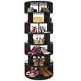 thumbnail image 3 of Homieasy Rotating Shoe Rack Tower, 7-Tier Spinning Shoe Rack 360 Revolving Shoe Rack Organizer for Closet, Display Round Storage Carousel Shoes Closet Organization, Black, 3 of 7