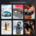 thumbnail image 4 of 6 Pieces Microfiber Ski Goggle Bag Protection Bag For Snow Goggle Ski Goggle Storage 10 X4 Inch, 4 of 5