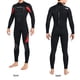 thumbnail image 4 of Sonducket Trajes de buceo, traje de neopreno cálido, traje de baño de manga larga para Surf, elástico, cómodo, equipo de pesca submarina, Deportes acuáticos Hombre Rojo XXL, 4 of 6