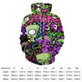 thumbnail image 2 of Invader Zim Mens Womens Novelty Hoodie 3D Print Pullover Hooded Long Sleeve Sweatshirts Tops Blouse with Pocket, 2 of 8