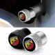 thumbnail image 2 of Car Wheel Tire Valve Stem Caps for Fiat Abarth 500 Punto Stilo Ducato Palio Bravo Doblo - 4pcs, 2 of 4