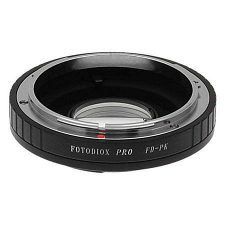 Pentax Pk Mount - Fotodiox Pro Lens Mount Adapter - Canon FD & FL 35mm SLR lens to Pentax K (PK) Mount SLR Camera Body, with Built-In Aperture Control Dial