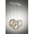 thumbnail image 3 of ET2 E30563-20PC 12 in. Charm LED Linear Pendant Ceiling Light, Polished Chrome, 3 of 8