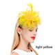thumbnail image 4 of Minnieouse Tocado de boda con flores para el pelo, exquisito estilo Retro, para ahorrar espacio, para fiesta, con Clip de malla, colgante amarillo Type3 NO3, 4 of 6