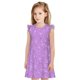 thumbnail image 1 of Fotbe Lilac Glittering Vestido de Dormir para Niñas de 3 a 10 Años, Mangas Cortas, Estilo Princesa, Pijama Camisón con Mangas Voladas-Large, 1 of 6