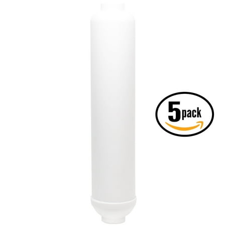 

5-Pack Replacement Pentek RO-2550 Inline Filter Cartridge - Universal 10-inch Cartridge for Pentek RO-2550 RO 50 GPD wReverse Osmosis System - Denali Pure Brand
