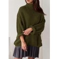 thumbnail image 4 of Suéter Oversized PRETTYGARDEN para Mujer Verde Militar - XL, 4 of 8